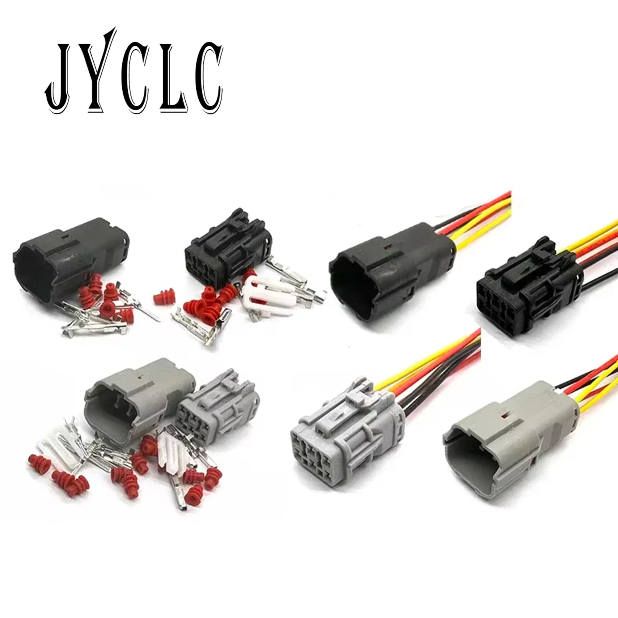 

1 Set 6 Pin Auto Headlight Assembly Plug Car Tail Light Connector MG640337-5 MG610335-5 for KIA Buick Ford