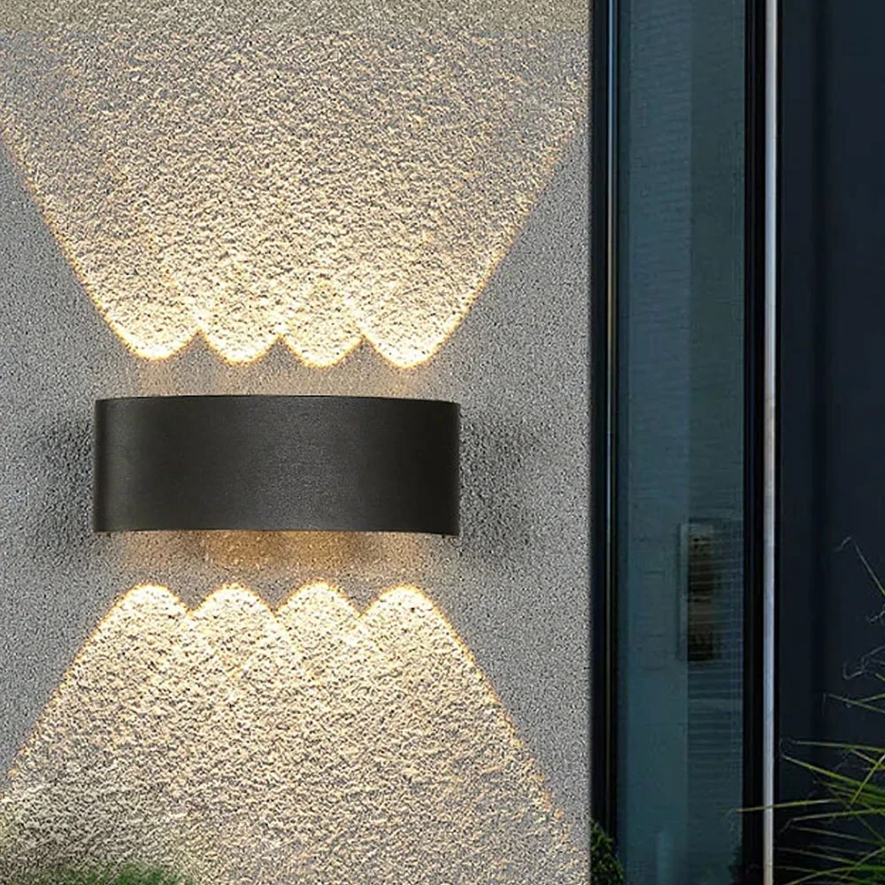 

IP65 LED Wall Lamp Outdoor Waterproof Garden Lighting Aluminum AC86-265 2/4/6/8/12W Indoor Bedroom Living Room Stairs Wall Light