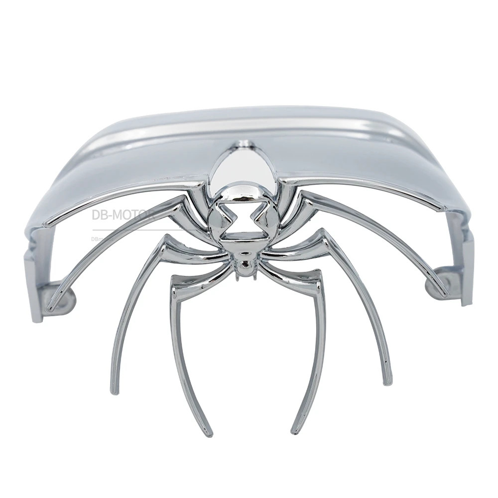 Motorcycle Tail lights Chrome  Spider Rear Tail Cover Fit For Harley Low Rider FXDL Classic FLHTC