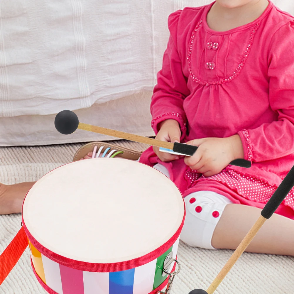 

Wooden Rubber Marimba Mallet Stick Tongue Drum Percussion Sticks Smooth Professional Practice Tool For Beginners