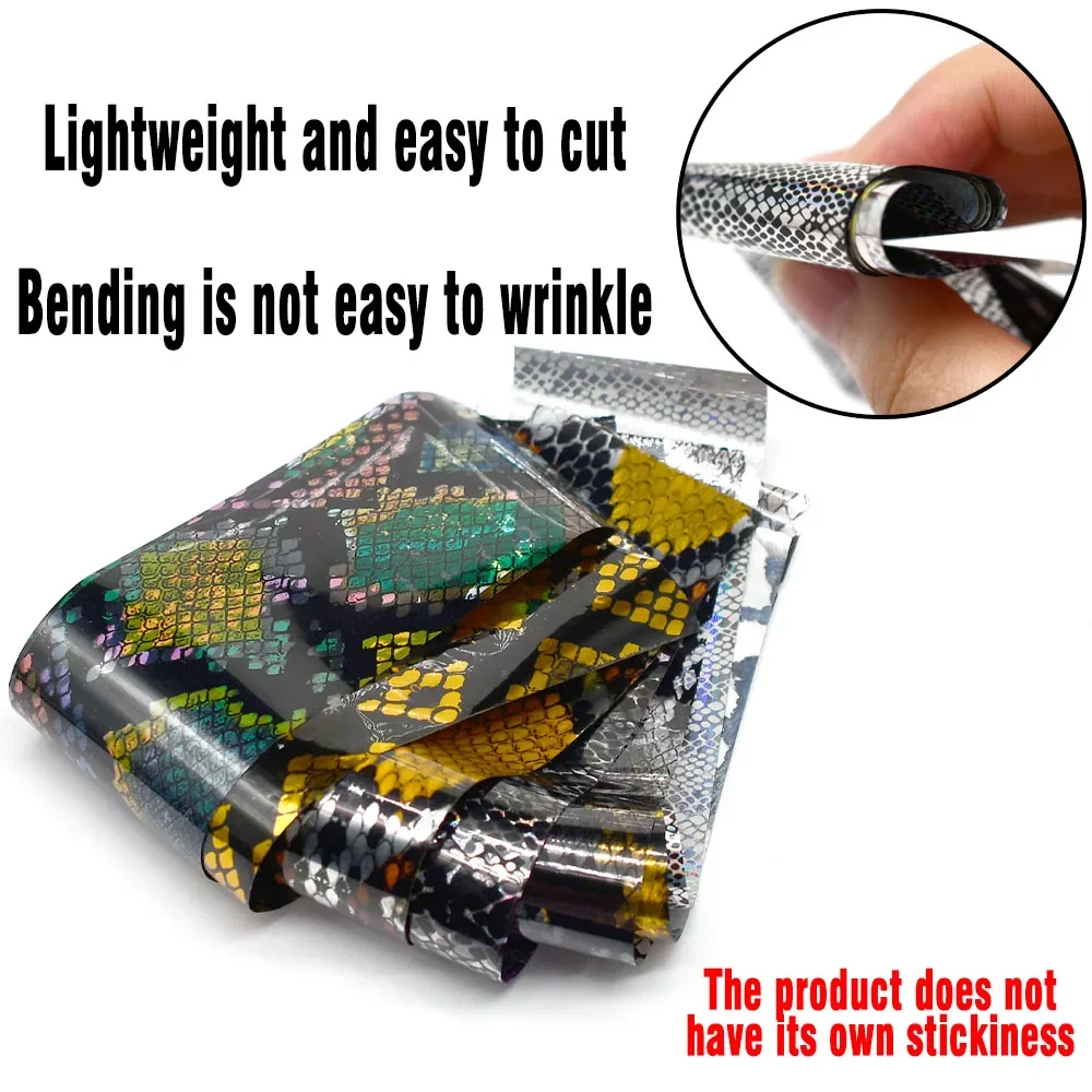 MNFT 10Pcs/Pack Fish Scale Lure Colored Laser Paper Film None Sticker Jig Hard Bait DIY Fishing Lure Accessories