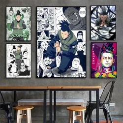 1pc Naruto Nara Shikamaru Poster Poster Stickers Art Wall Murals Decor Game Room Decor Gifts Kawaii HD Painting Cat Cars