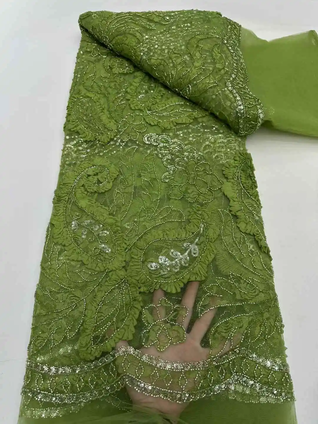 أفريقيا النيجيري مطرز الفرنسية شبكة الدانتيل مع الترتر جودة عالية 2025 التطريز الدانتيل الترتر الدانتيل لفساتين الزفاف النساء