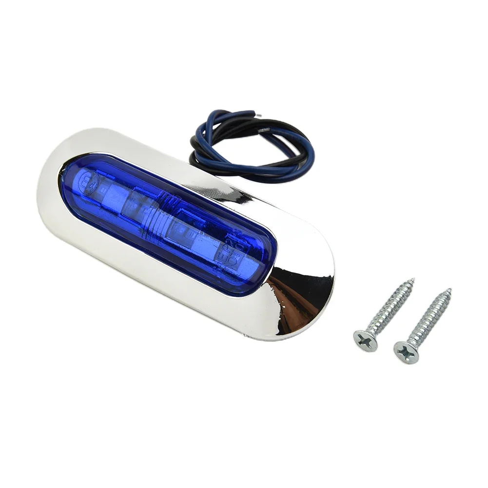 4Pcs Boat Navigation LED Boat Navigation Lights Waterproof For Marine Yacht Boat Signal Lamp BLUE WHITE 12-24V LED Marine Lamp