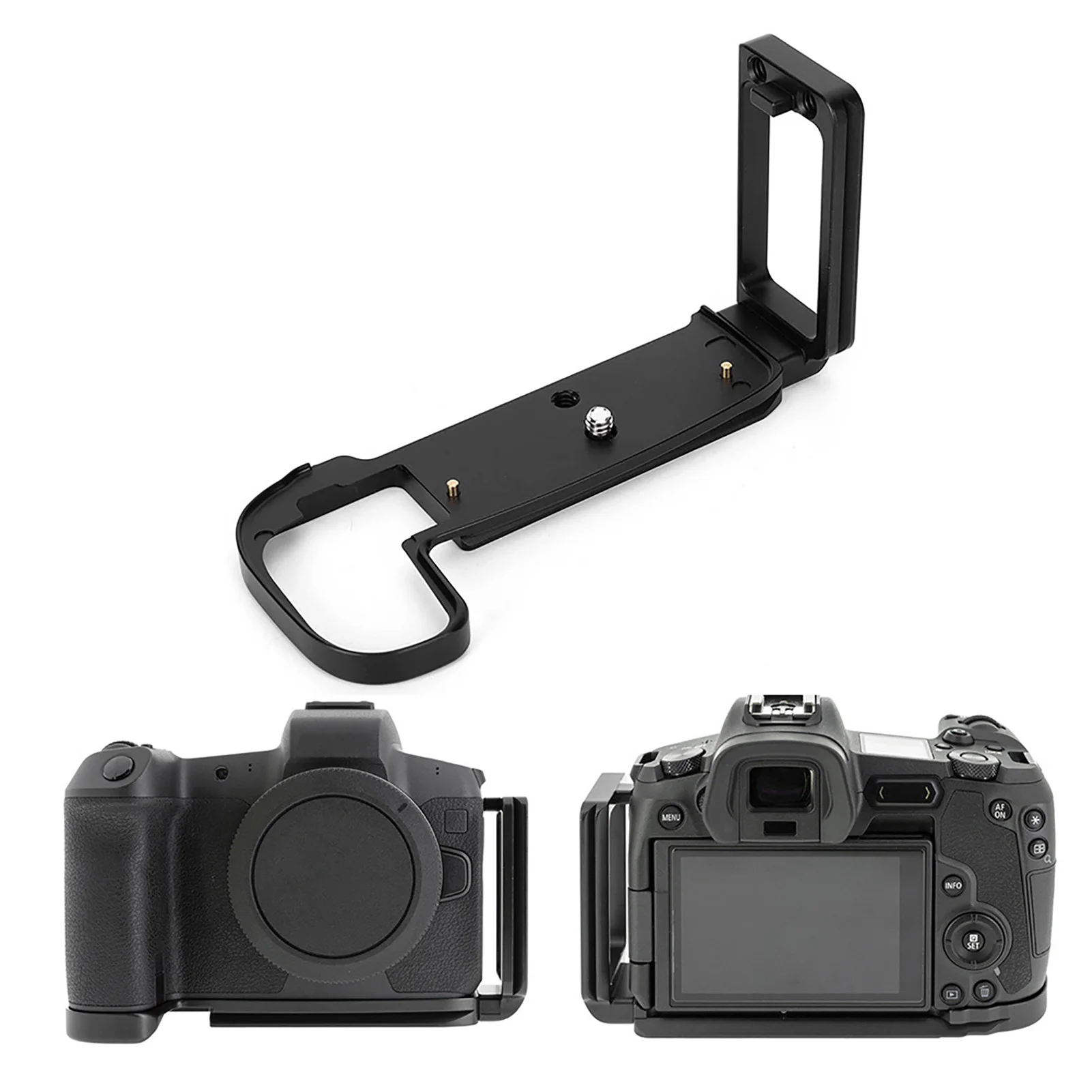 EOS-R Metal L-Shaped Quick Release Plate Hand Grip L Bracket Vertical Shooting for Canon EOS-R Mirrorless Camera Accessories