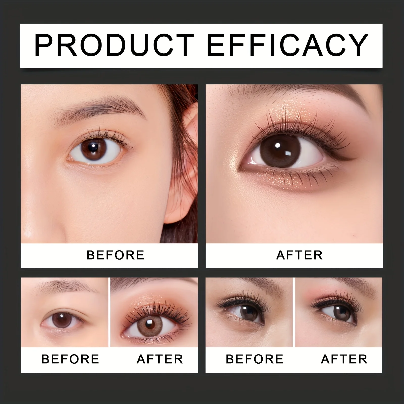 Asistente de maquillaje de ojos: 2 pinceles especiales para sombra de ojos, herramientas para sombra de ojos, plantillas de maquillaje rápidas, moldes para sombra de ojos, adecuados