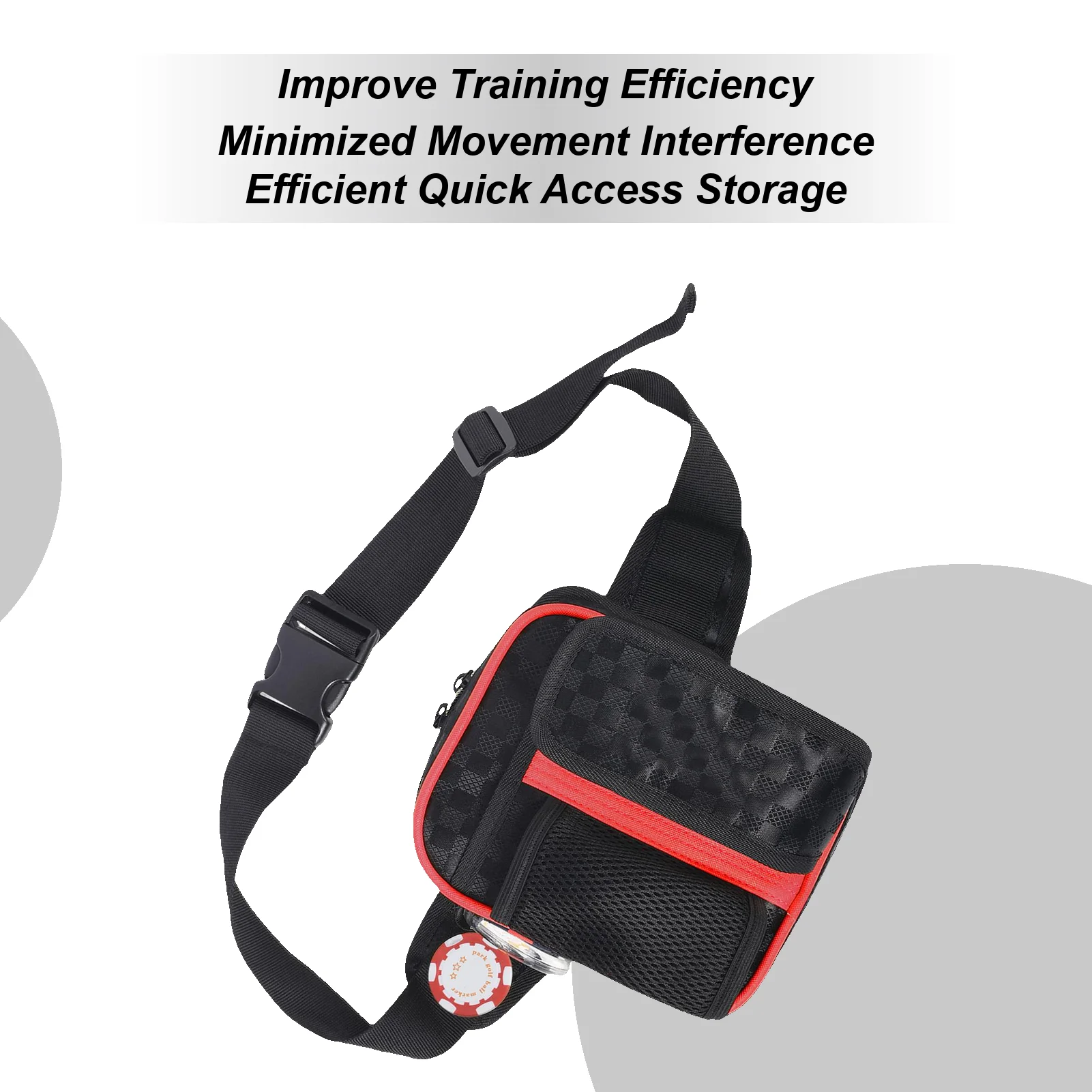 

Хранение мяча для гольфа, поясная сумка для гольфа, портативная поясная сумка, держатель для аксессуаров для спортивного вождения, ценные вещи, карты, наличные