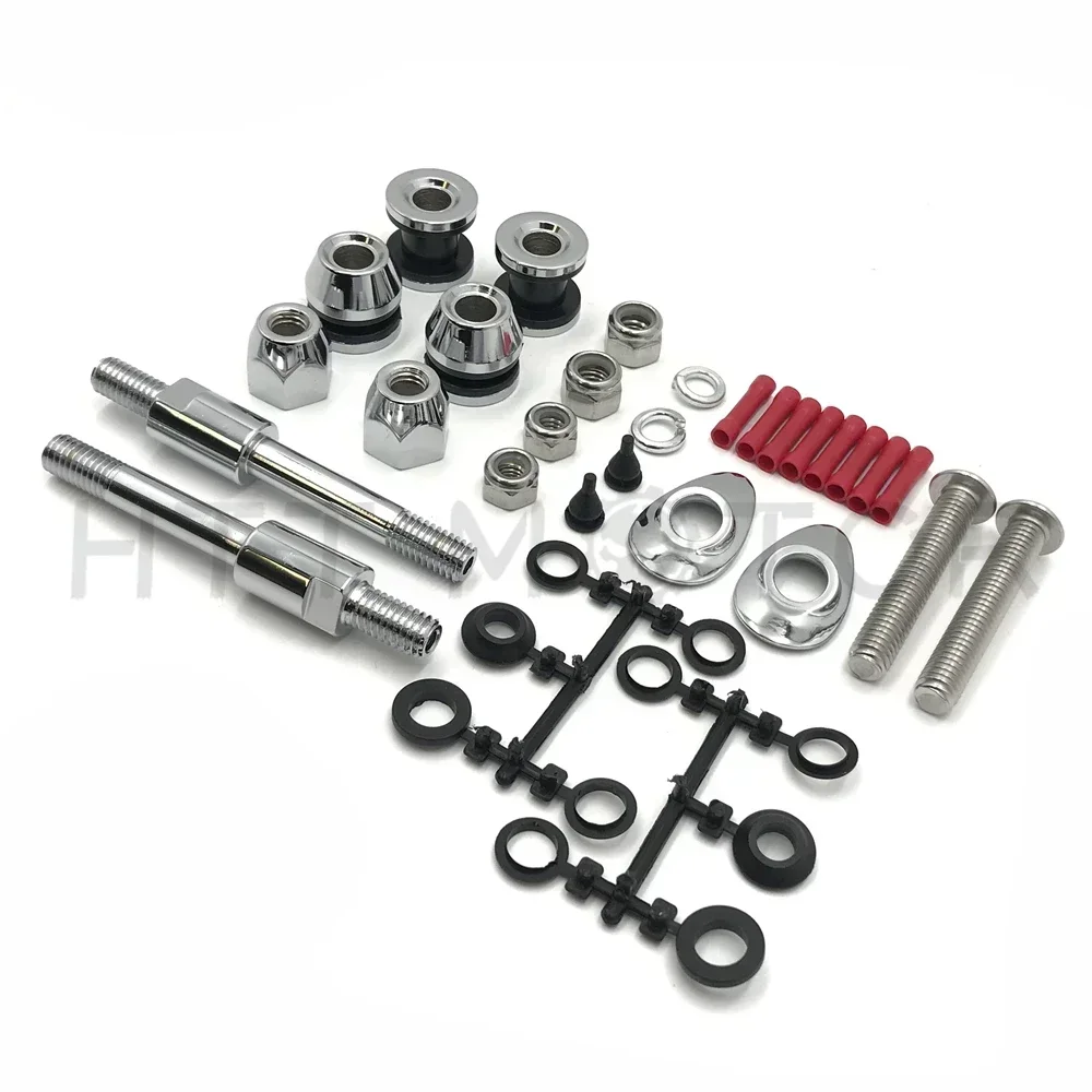 

Motorcycle For 2002-2005 Harley Davidson Dyna FXD HardDrive Sissy Bar Docking Hardware Kit