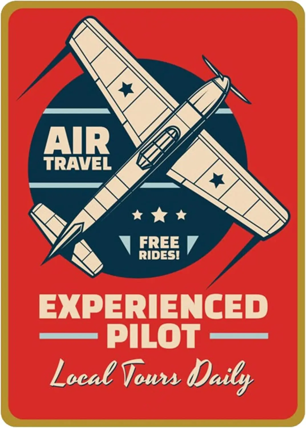 Air Travel Sign, Free Rides Sign, Retro Aviation Decor, Flight Tours Sign, Air Tours Decor, Pilot Gift Ideas, Hangar Decor  sign