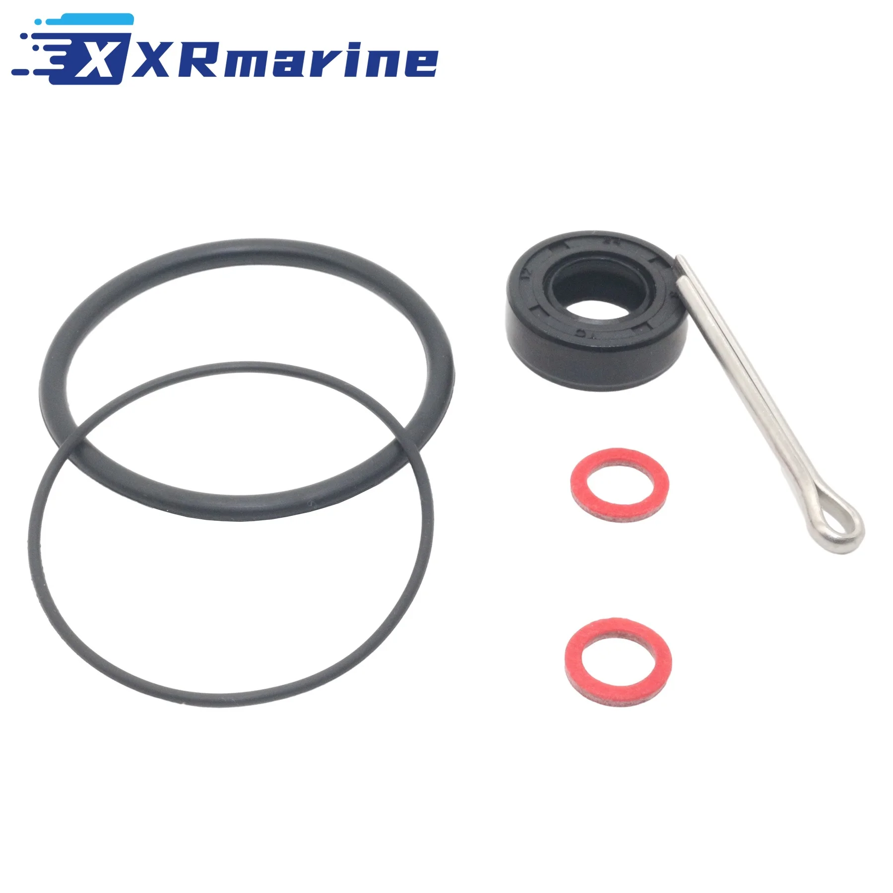 Lower Unit Seal Kit with Prop Shaft Oil Seal O-Ring Gasket for Tohatsu Outboard Engine Models 309601110 345650150 309650150