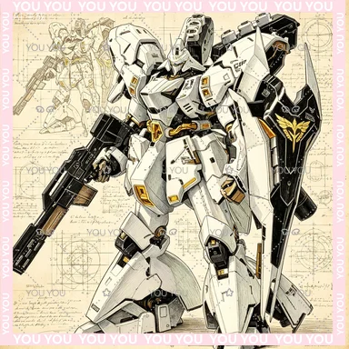

RG 1/144 MSN-04 Sazabi White Star Version Assembly Model Kit Action Figures with Decals Collectable Mecha Toy Desk Deco Boy Gift