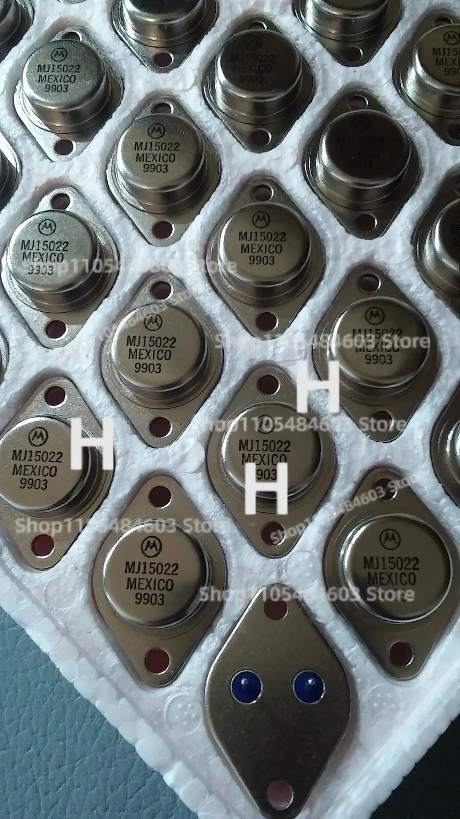 10 piezas. MJ15022 PARA transistor de potencia Motorola