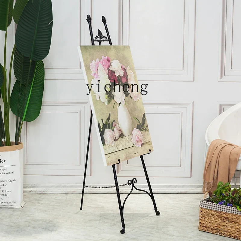 Imagem -05 - Ferro Pintura a Óleo Cavalete Photo Frame Floor Stand Display Stand Poster Bracket Casamento Cavalete Sub zc