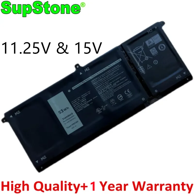SupStone H5CKD JK6Y6 Battery For Dell Inspiron 5401 5509 5408 5402 5502 5505 5409 5400(2-IN-1) 7506 3410 3510 9077G P129G P102F