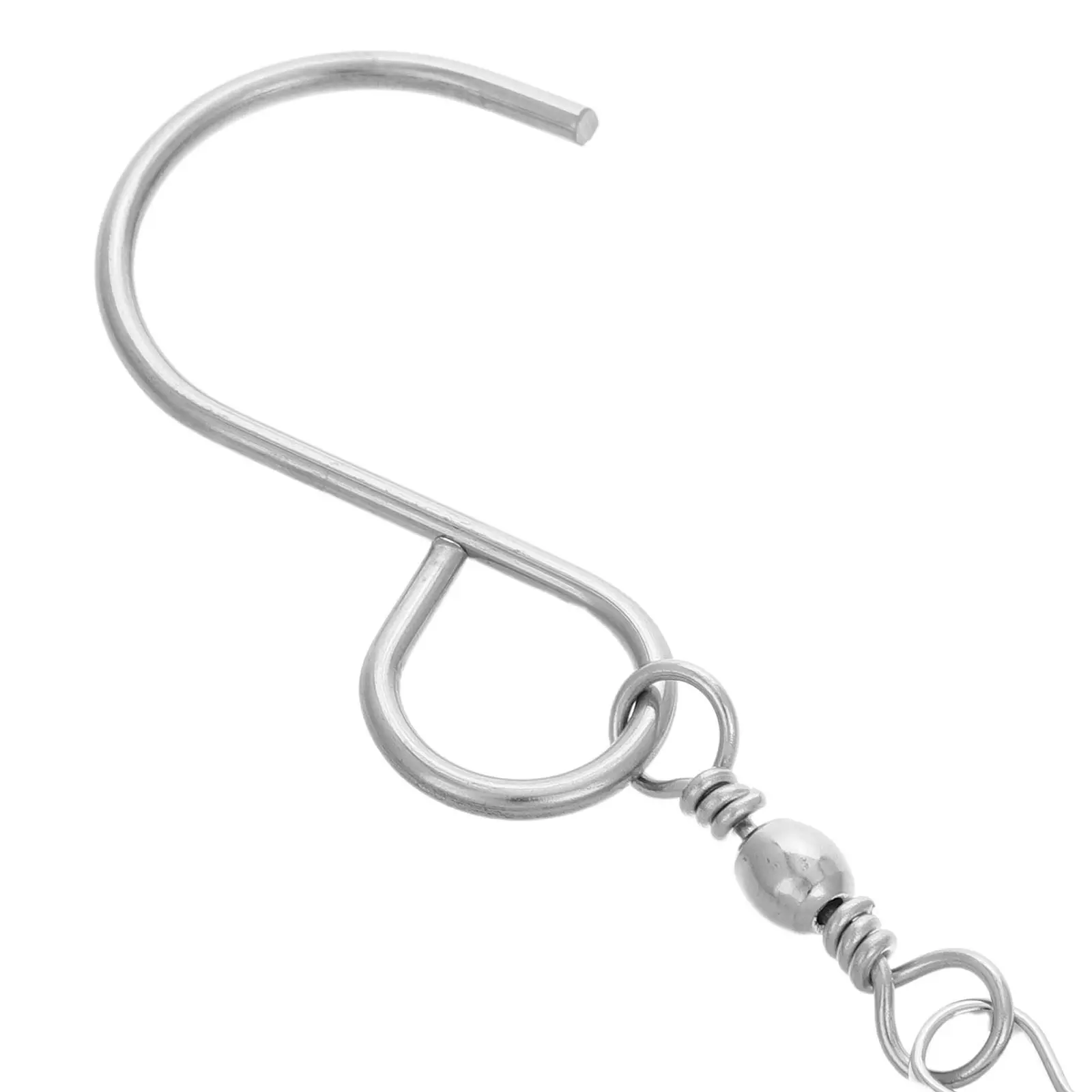 Wind Chime Swivel Hooks 10 Pack Stainless Steel Rotating Spinner Clips for Plants Bird Feeders Solar Lights