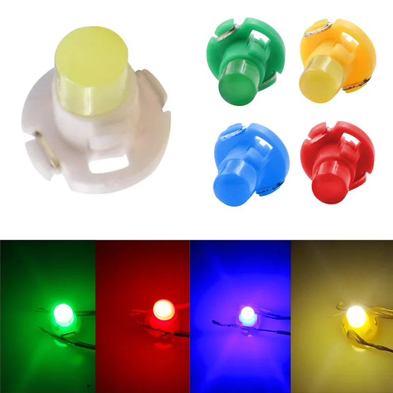 4 pz lampadina auto luce T3 3D COB LED cuneo strumento quadro lampada indicatore cruscotto