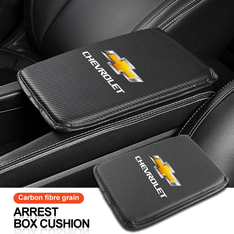 

Car Armrest Box Mats Leather Center Console Covers Accessories For Chevrolet Cruze Captiva Lacetti Aveo Niva Trax Onix LANOS