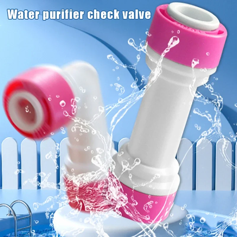 

Колено RO для воды, прямой обратный клапан, быстроразъемный фитинг, шланг 1/4 3/8, 1/8 дюйма, мужская система обратного осмоса, пластиковый соединитель для труб