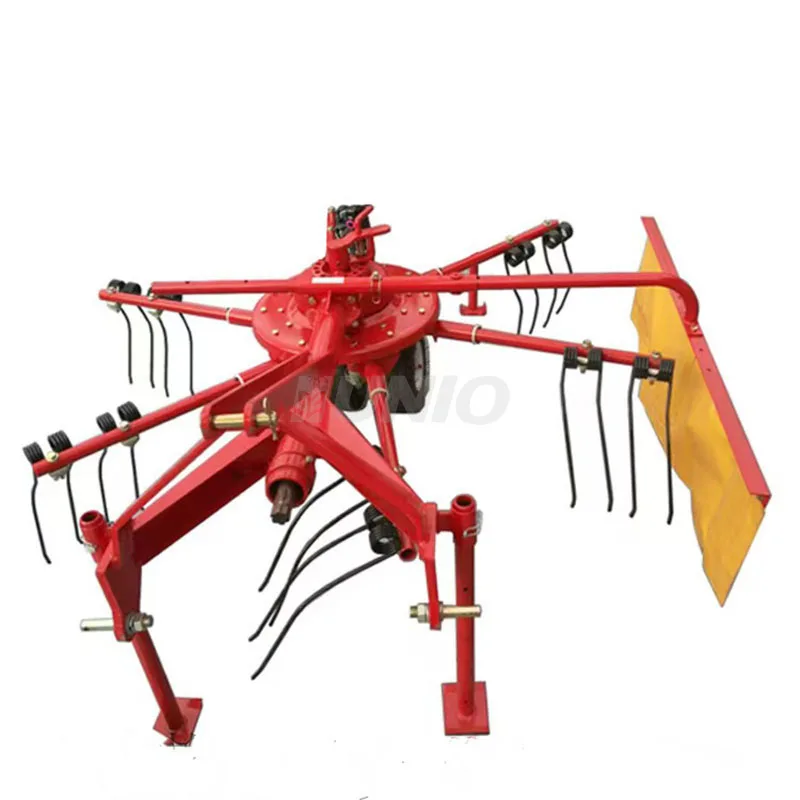 Tractor Hay Rake Agricultural Rotary Hay Rake and tedder Household Small Hay Rake