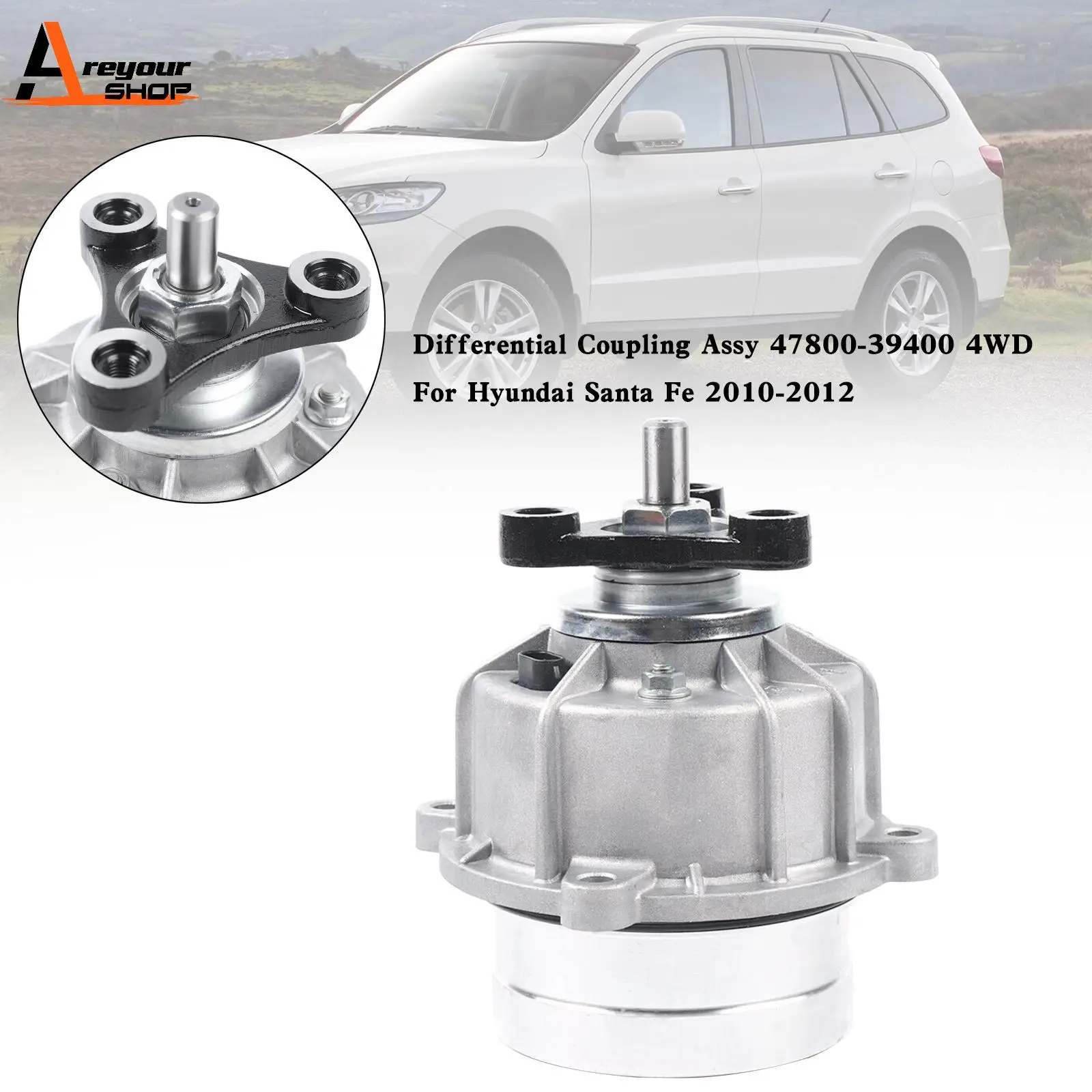 Areyourshop Differential Coupling Assy 47800-39400 4WD for Hyundai Santa Fe 2010 2011 2012 car accessories