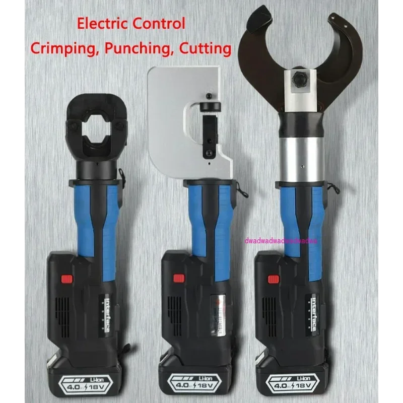 

Electric Cable Cutter, Portable Rechargeable Hydraulic Terminals Crimping Pliers, Lithium-battery Punching Machine