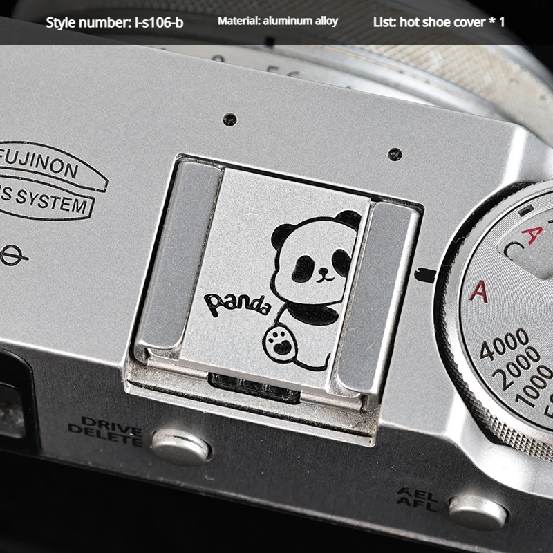 Camera hot ShoeCoverSuitable for DSLR CanonNikonFujifilm PanasonicLeica Olympus Mirrorless Metal Dust Cover Decorative Accessory