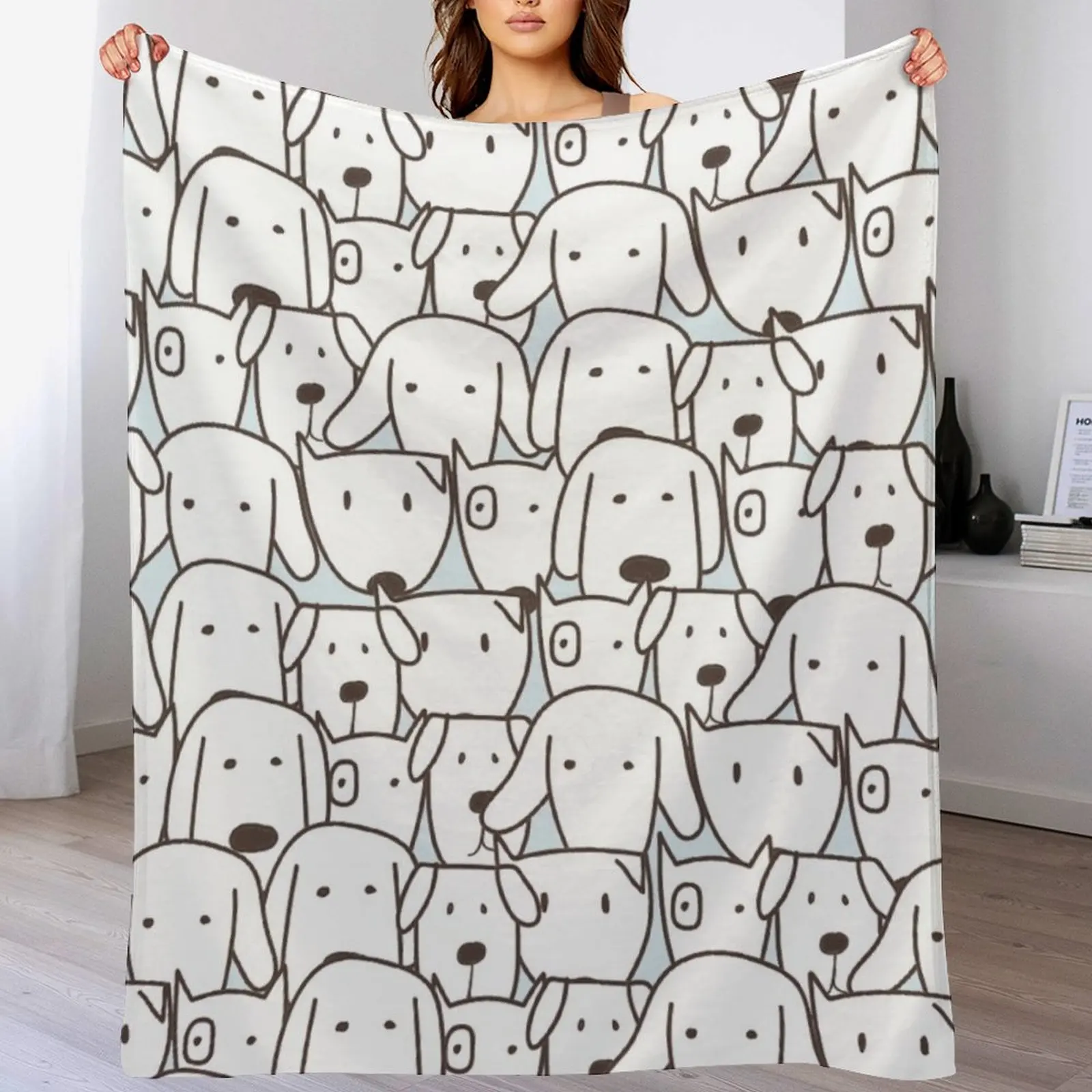 

Furry Explorers Throw Blanket Easy Care Comfortable Blanket for Couch