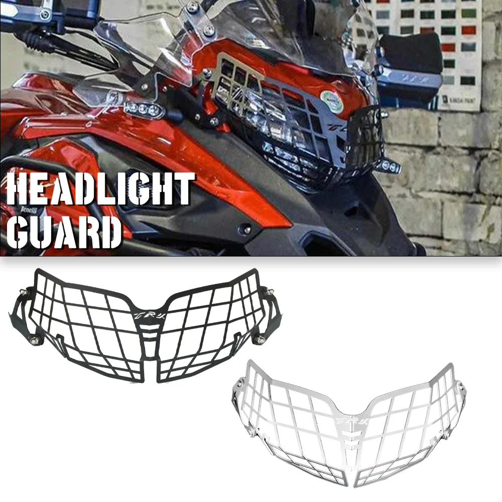 For Bennlli TRK 502 X TRK502X TRK502 2022 2021 2020 2018 2019 Motorcycle Headlight Head Light Guard Protector Cover Grille 2023