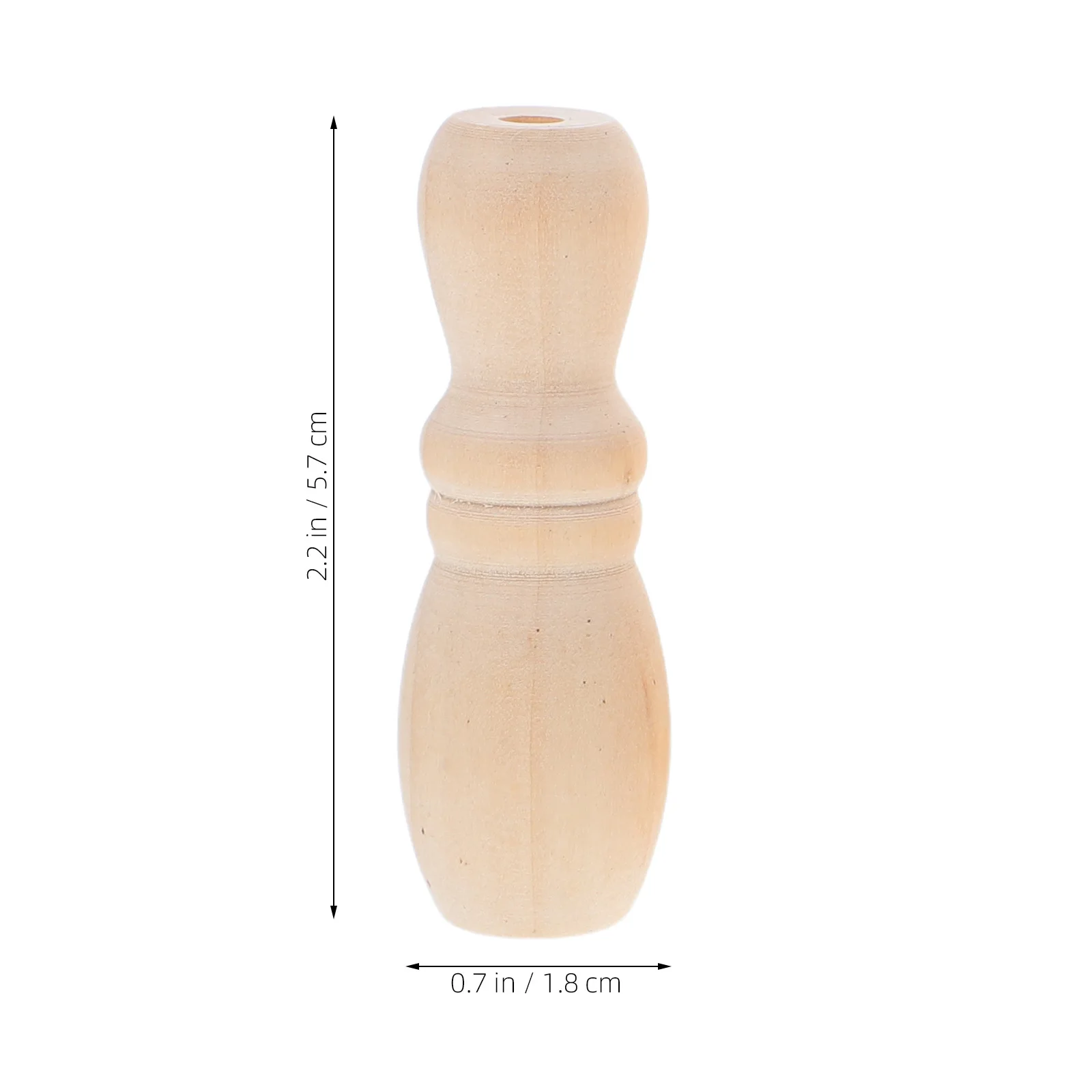 

8Pcs Wooden Blind Cord Pulls Vase Shape Decorative Replacement Parts for Curtains Drapery Hardware Home Accessories
