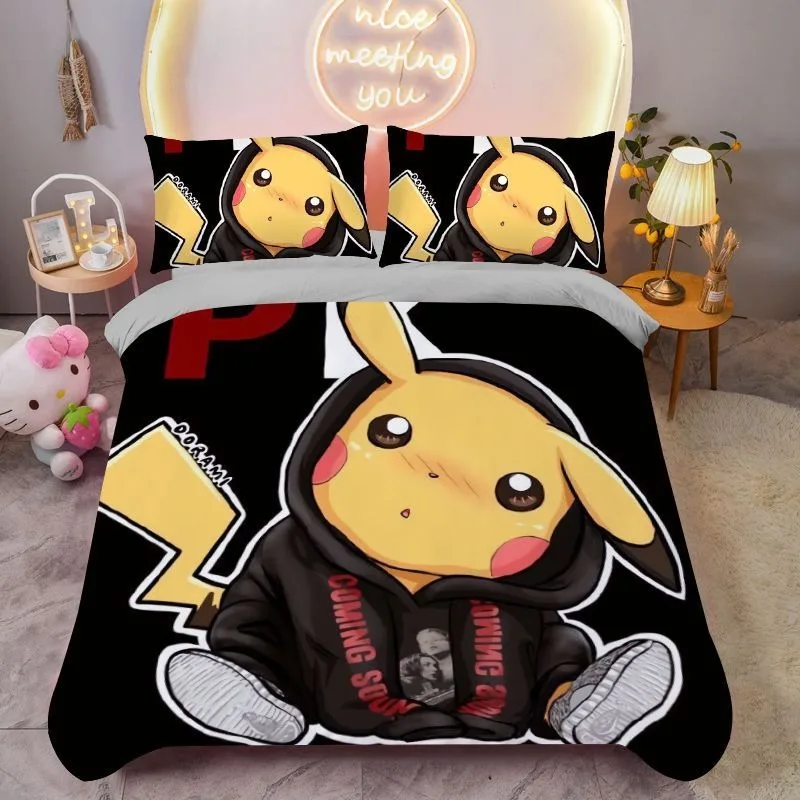 pokemon-pikachu-bedding-sets-anime-pokemon-cosplay-cute-bed-quilt-covers-pillowcases-bedroom-duvet-cover-sets