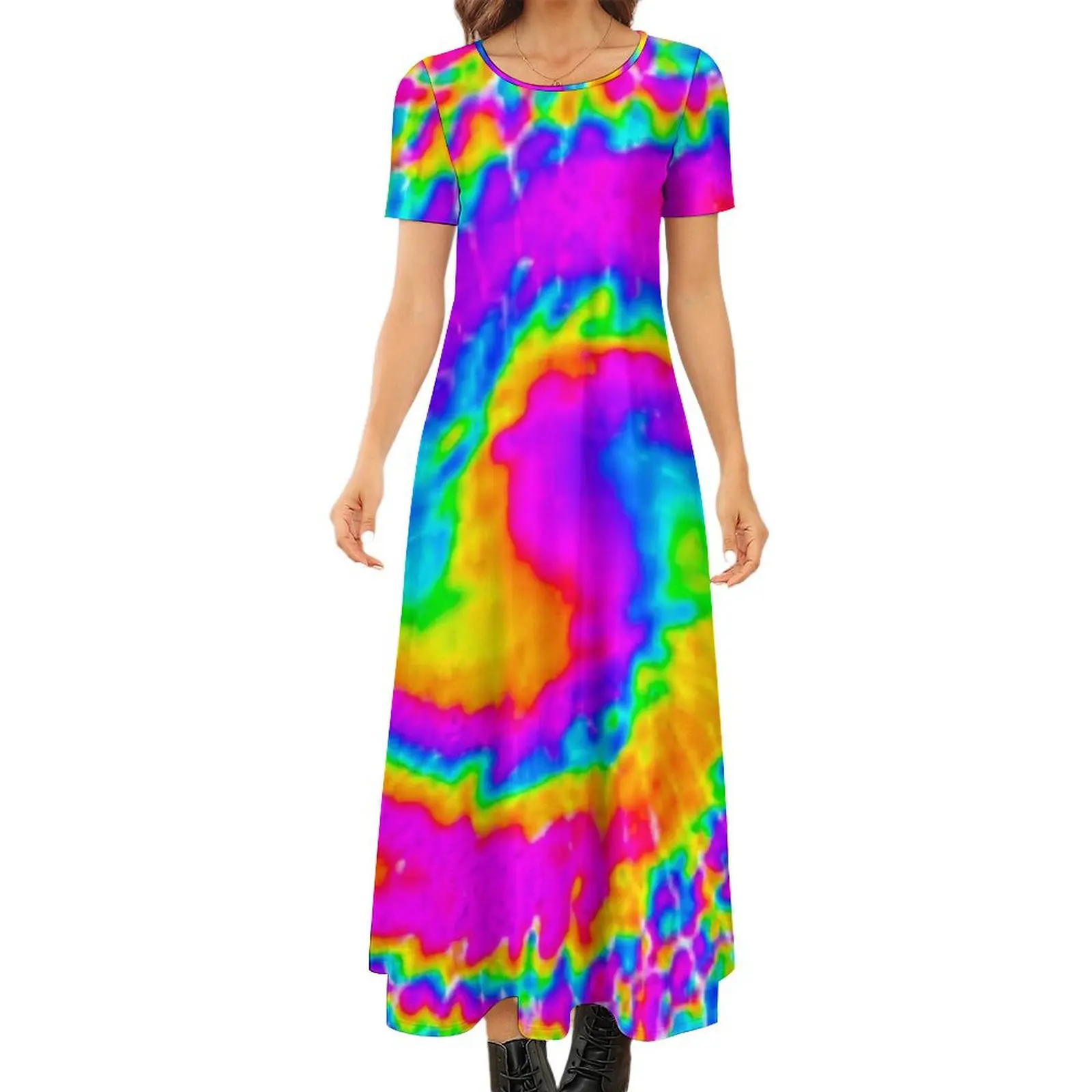 

Tie Dye is Life. Round Neck Short Sleeve Dress women"s summer dresses 2024 elegant dresses plus sizes summer dresses women 2024