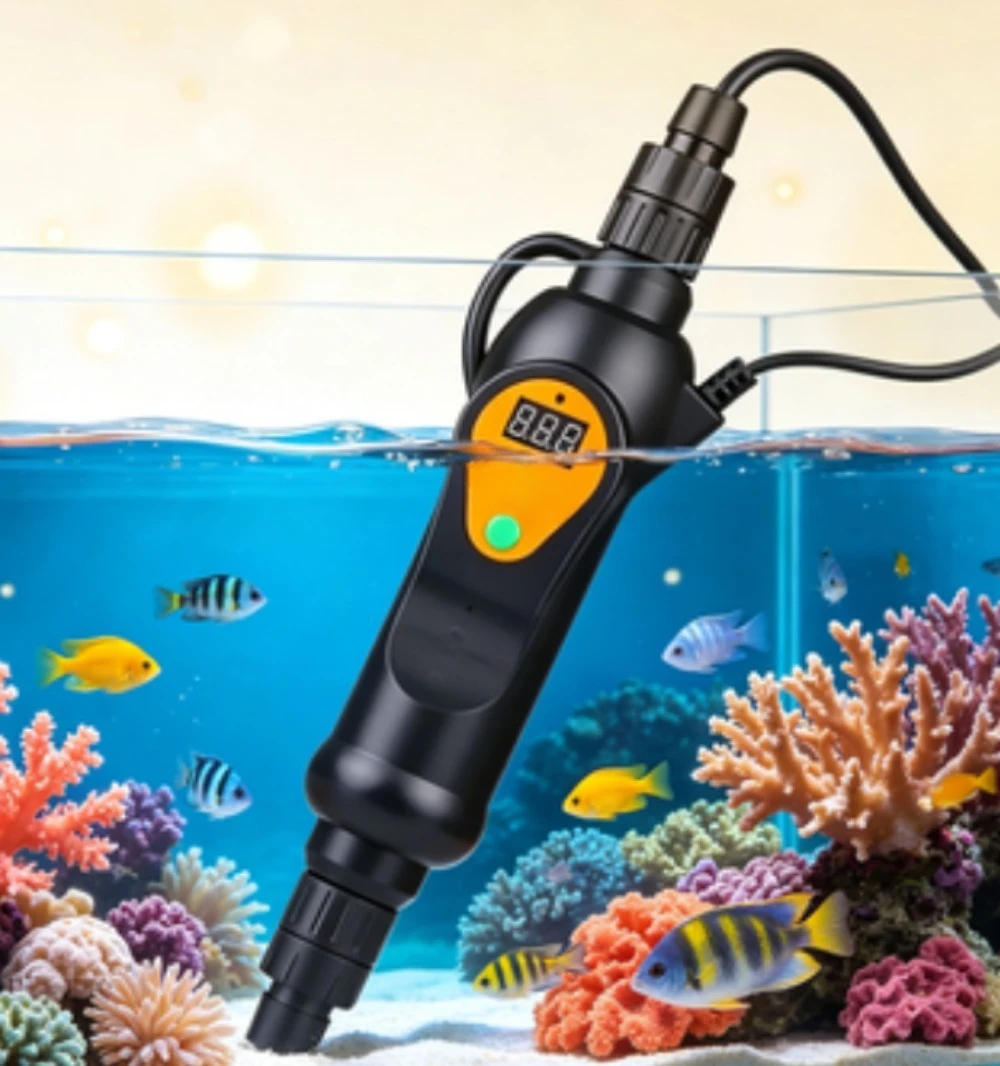 

110-240V For EH-300 EH-500 800W 1000W Aquarium Fish Tank Adjustable Temperature External Heater Automatic Thermostat