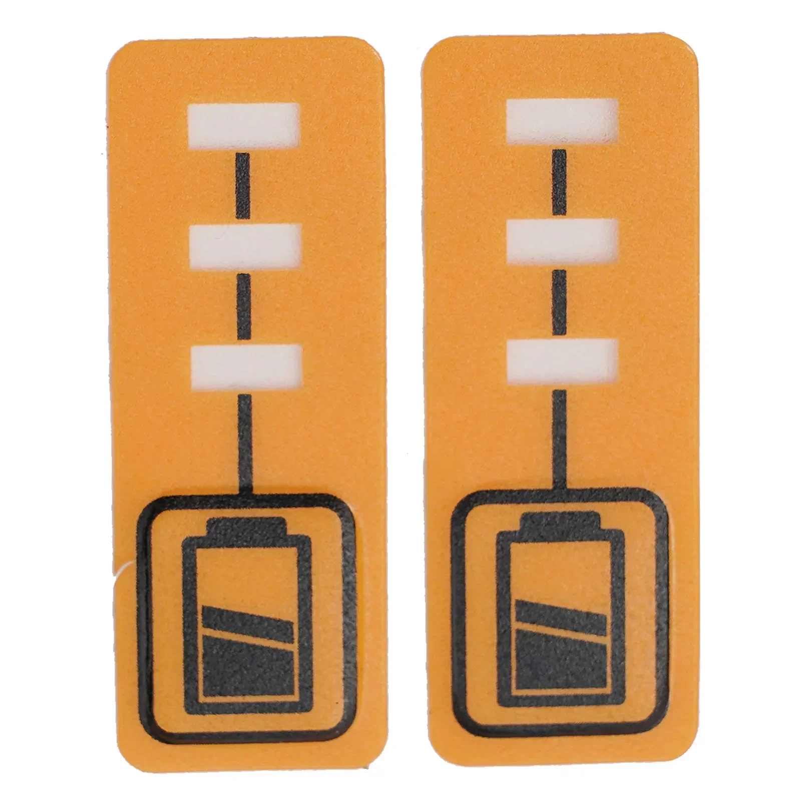 Battery LED Key Stickers Key Label Tag Li-ion Battery 14.4V Replacement 18V Yellow 2PCS BL1430 Capacity DCB140