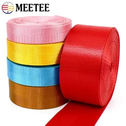 Meetee 5Meters Herringbone 20-50mm Nylon Ribbons Dog Collar Backpack Knapsack Strap Belt Tape Bias Binding Sewing Accessories