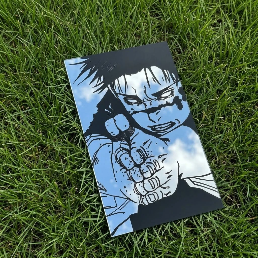 

Зеркало Jujutsu Kaisen Чосо: Акриловое настенное зеркало в стиле аниме и манги, креативный декор для комнаты, подарок на день рождения для фанатов и геймеров