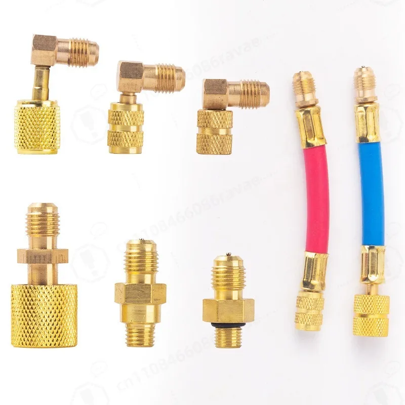 Multi‑Purpose Refrigeration Quick Coupler T‑138 Conversion Joint For Home Refrigerator Auto AC Fluoridation Repair Accessory