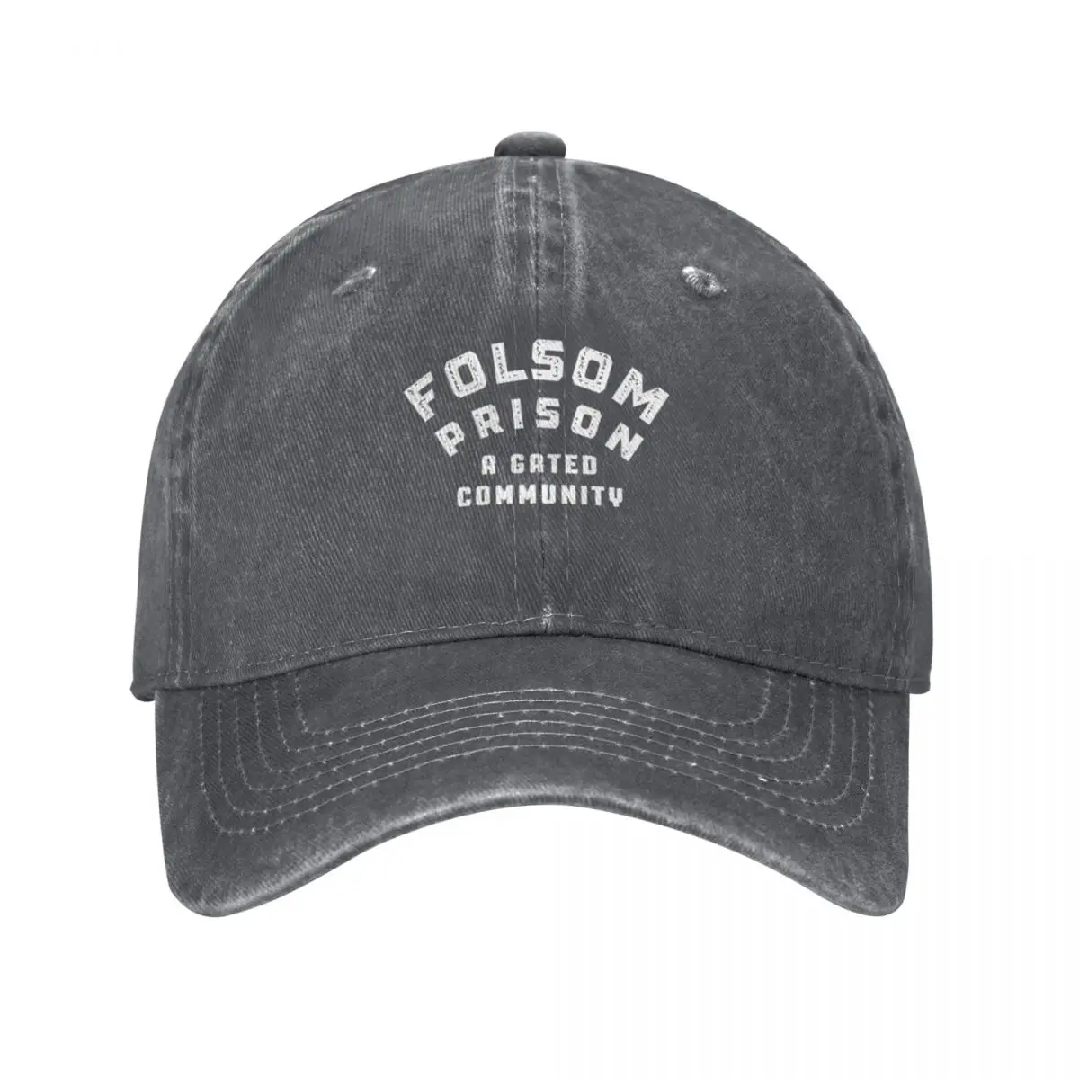 

Folsom Prison A Gated Community Baseball Cap Luxury Cap Brand Man cap Visor Elegant Women's Hats Men's