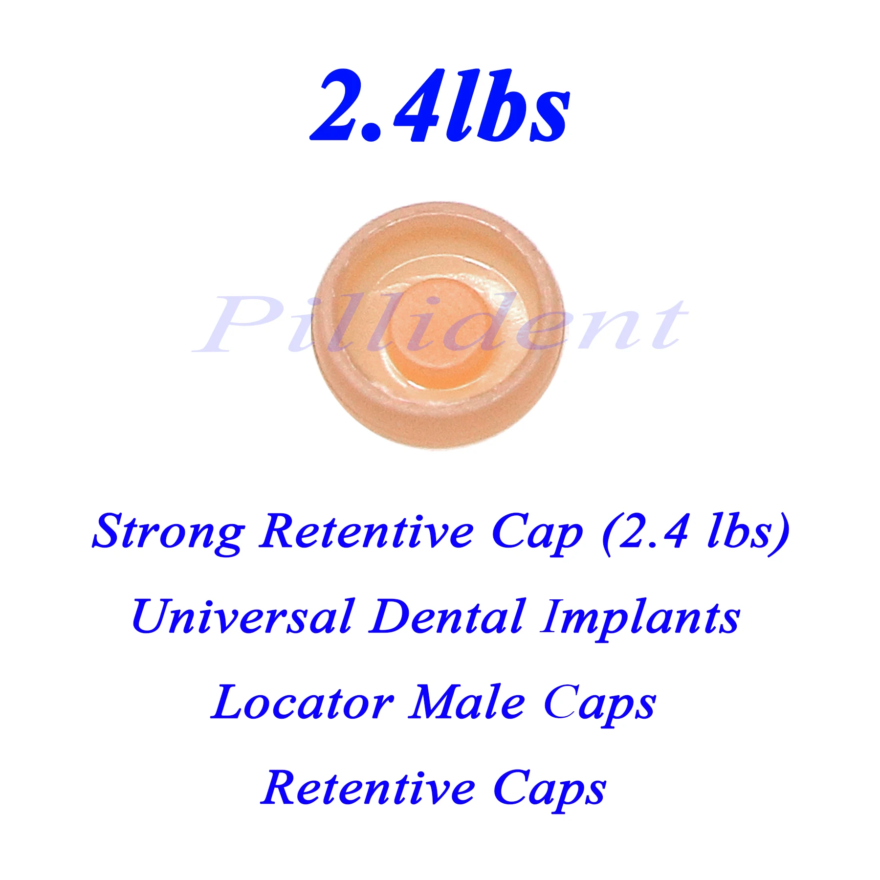 Dental Strong Retentive Caps Overdenture Attachment Abutments Core Tools Overdenture Replacement Caps Retention Caps 2.4lbs