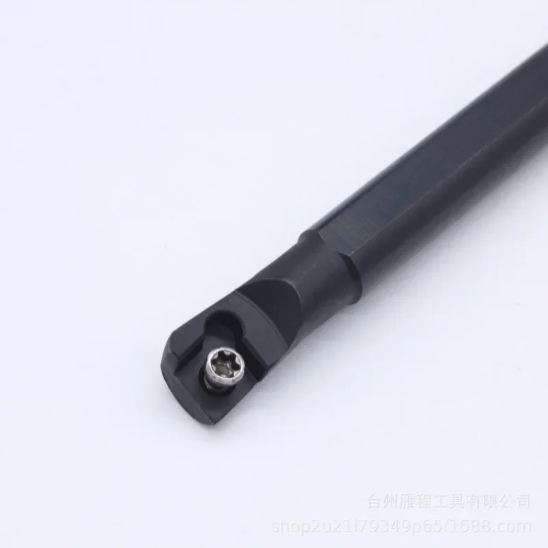 Drehmaschinen-Bohrstangenhalter 8mm S08K-SCLCR06 mit 10 Stück CCMT060204-HM Einsätzen und T8-Schlüssel Drehwerkzeuge für Halbfertigbearbeitung – Detail 6