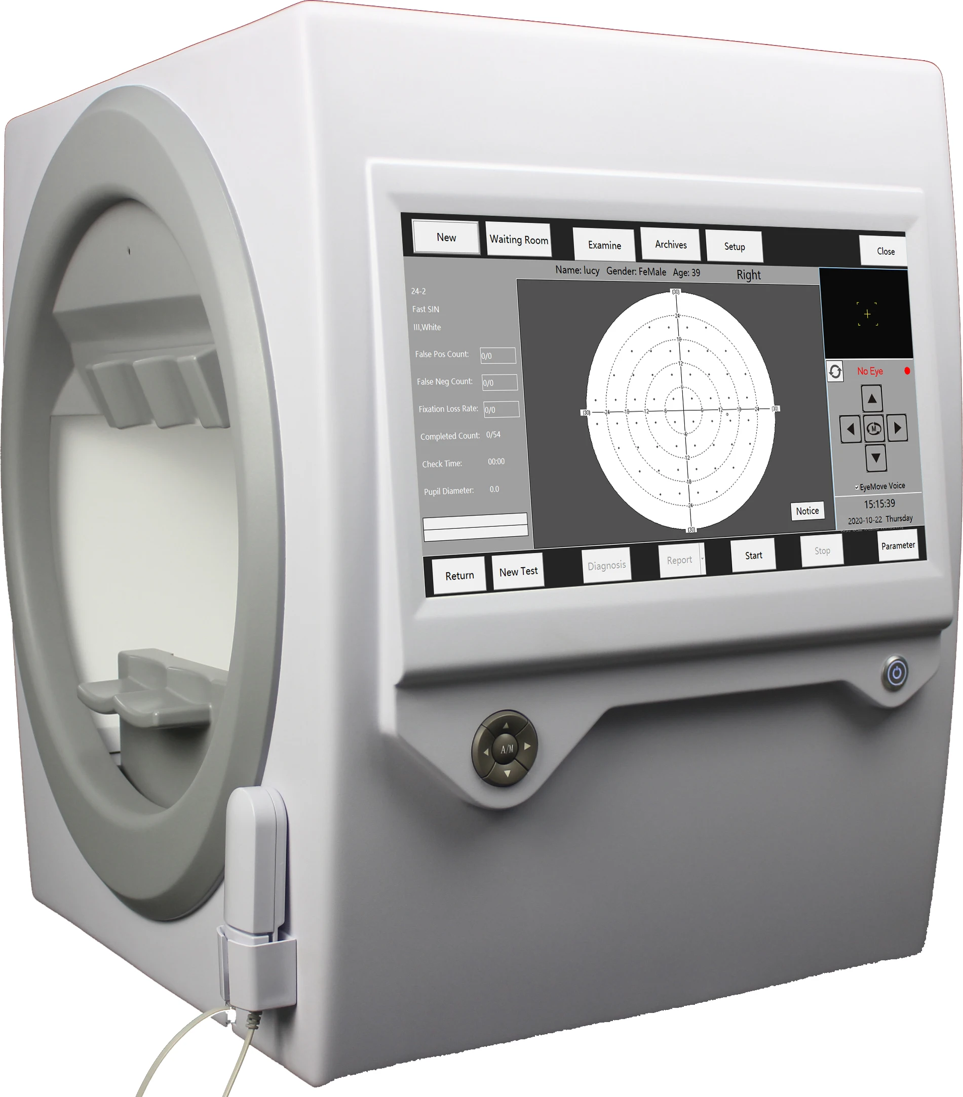 Best Selling Product Visual Field Analyzer Perimeter Standard Goldmann LED Light Source Auto-Perimeter