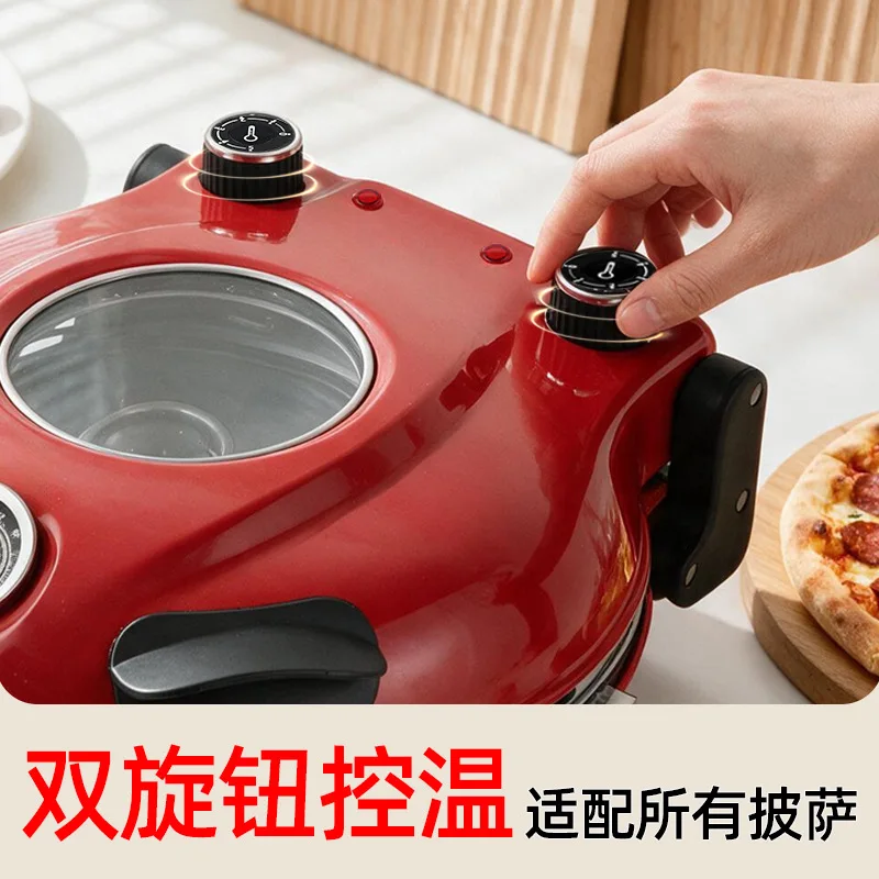 Popular 12Inch Home Electric Pizza Maker Multi‑Functional Cooking Appliance With Adjustable Temperature Control