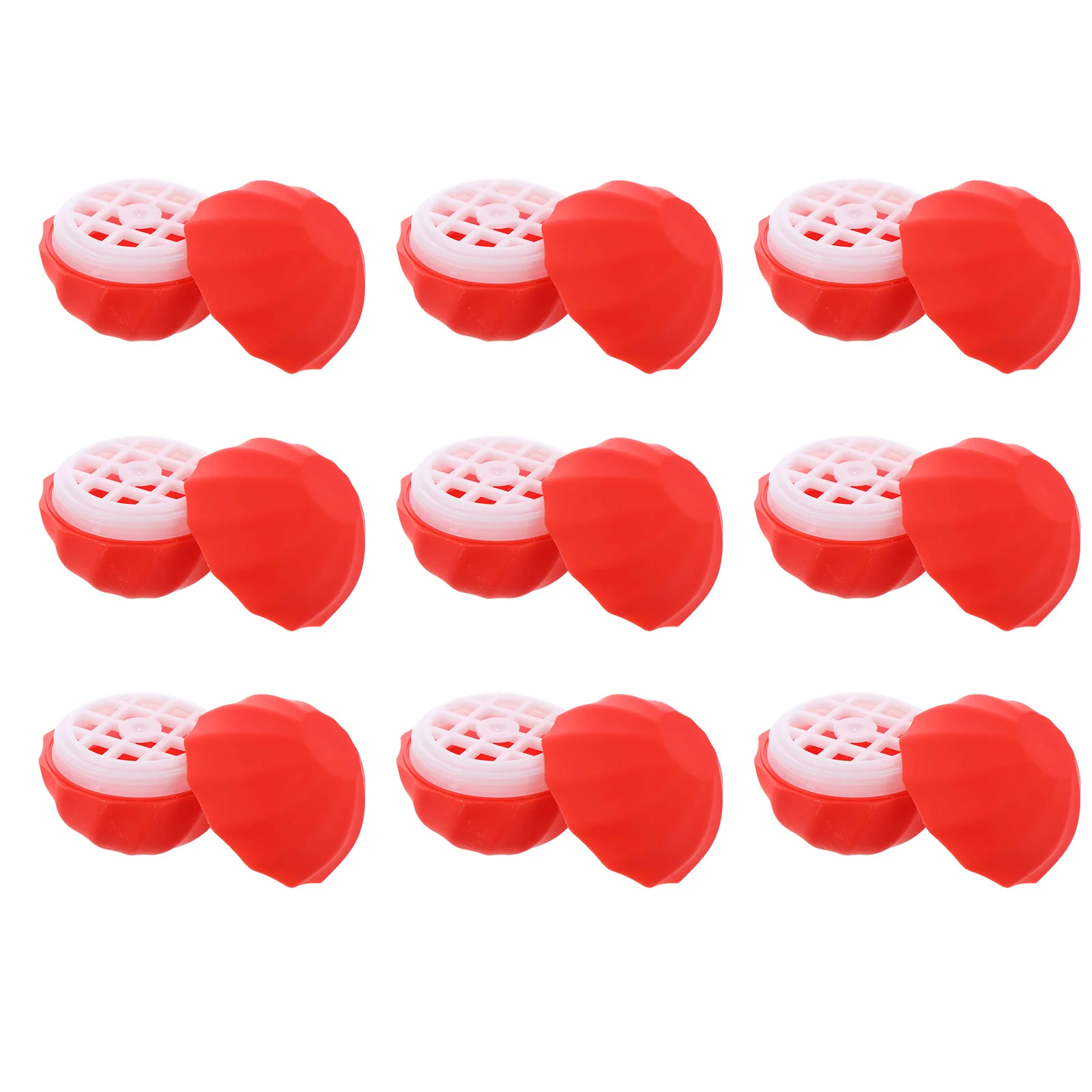 

10 Pcs Spherical Lipstick Case Tubes Lipsticks Small Holders Plastic Child Bulk Gloss