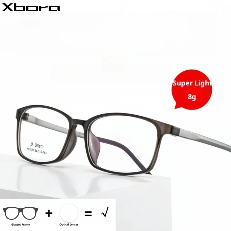 

Fashion Conical Prescription Glasses Men/Women Myopia Anti-Blue Light/Photochromic Optical Progressive Optical Eyeglasses 67036