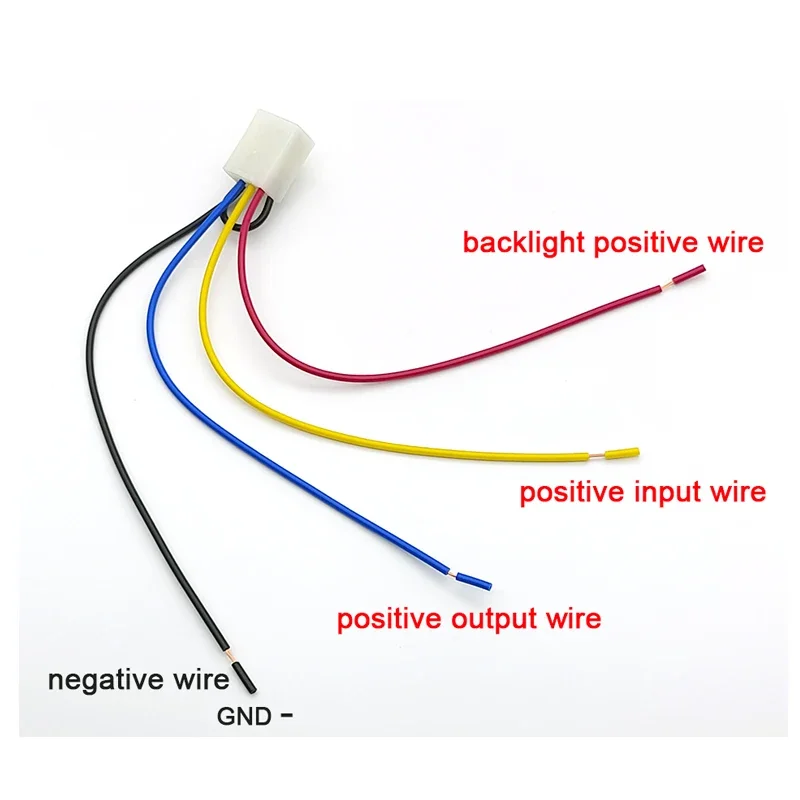 Power On Off Car Orange Light Rear Diff Switch LED Light Spotlight Push Button Switch with Wire for Suzuki JIMNY 2007-2015