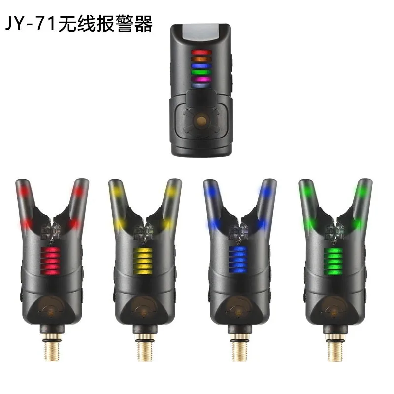 Wireless Electronic Carp Fishing Bite Alarm Set, Long Distance Receiver for Casting Rod Angling Tackle Kit