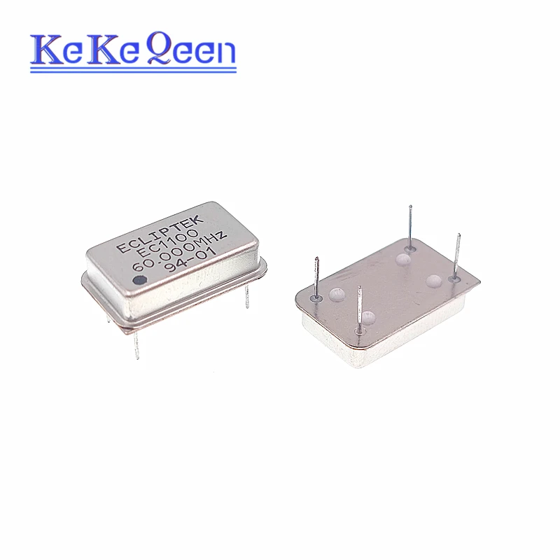 10 Uds 50.000MHz 55.000MHz 60.000MHz 64,000M 66,000MHz 66,666MHz 80.000MHz OSC tamaño completo 14-DIP HCMOS 4 pines CMOS oscilador de reloj