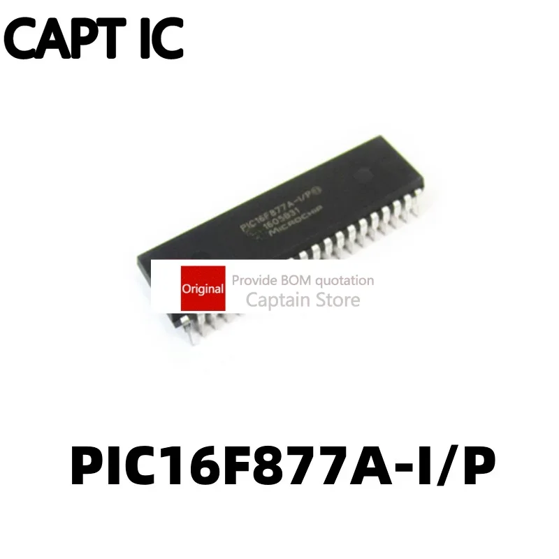 

5 шт. PIC16F877A-I/P DIP40