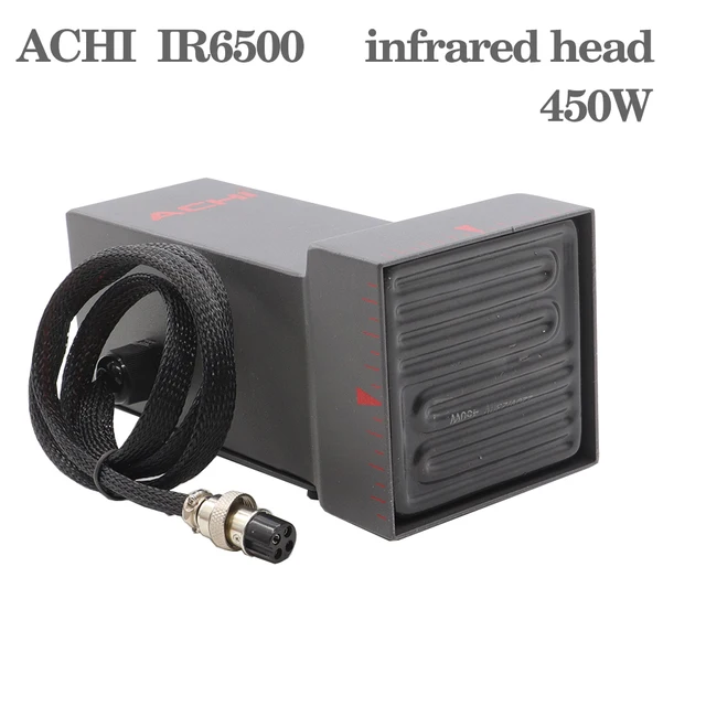 450W BGA IR6500 Górna głowica grzewcza na podczerwień z wbudowaną płytą ceramiczną do stacji lutowniczej ACHI IR6500 110V/220V