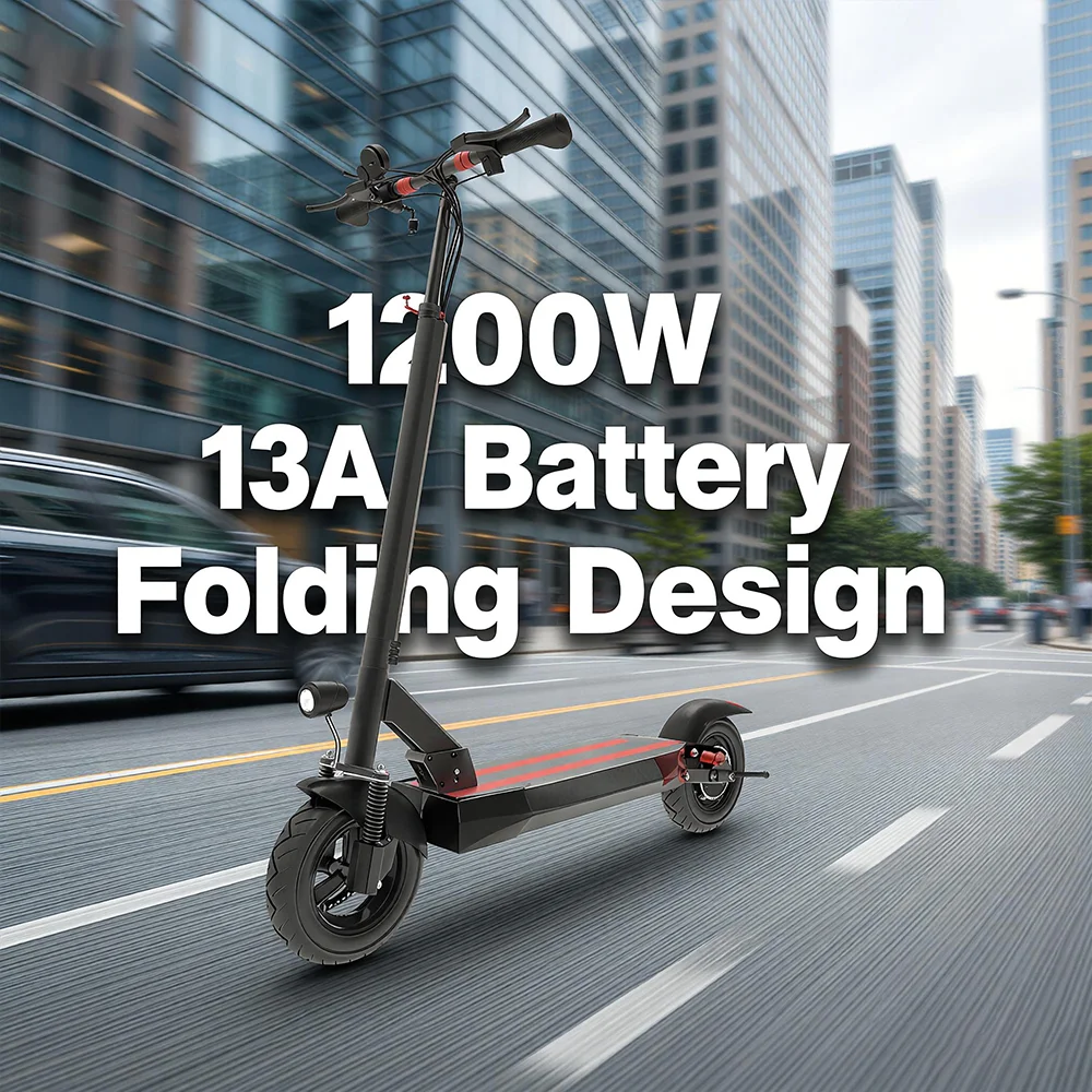 

Электросамокат для взрослых с 3 вариантами цвета, складной, с большим запасом хода, мощный, с EABS, 10-дюймовые колеса, для городских поездок