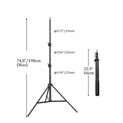 SH 2M 3M Telescopic Crossbar Universal Photo Background Support System Adjust Height Backdrop Stand for Photography Photo Studio